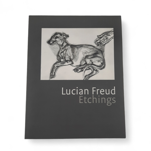 Grandson/Sigmund Freud LUCIAN FREUD ETCHINGS Portraits Coffee Table Book Sketch - Picture 1 of 10